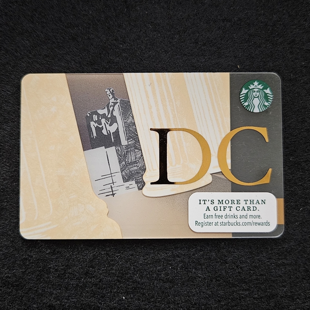 Starbucks Card - Washington DC 2013 - Traditional Plastic